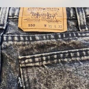 Vintage Black tagged Levi's Charcoal Relaxed Men's Jeans